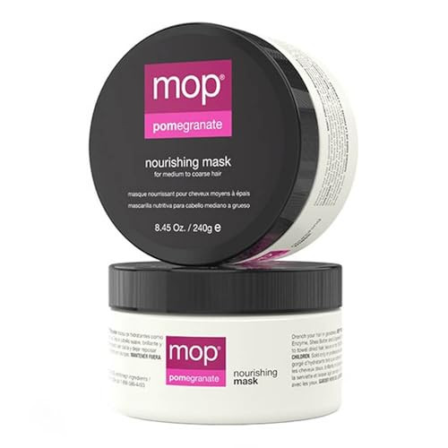 MOP - Pomegranate Nourishing Deep Conditioning Mask - Hydrates & Restores Dry Hair - 8.45 fl oz
