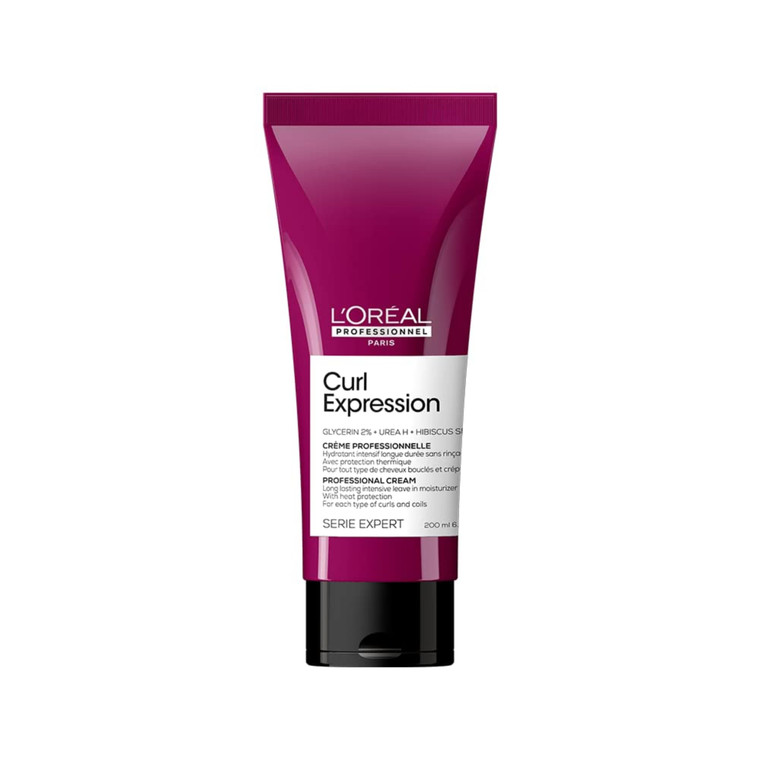 L'Oréal Professionnel Paris Curl Expression Leave-In Cream - For Curly and Coily Hair, Provides 2X More Hydration, Paraben-Free