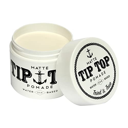 TipTop Matte Water Based Medium Hold Pomade 4.25oz