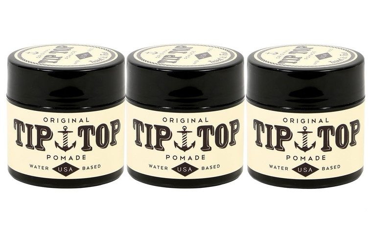 TipTop Original Water Based Pomade 4.25oz Pack of 3