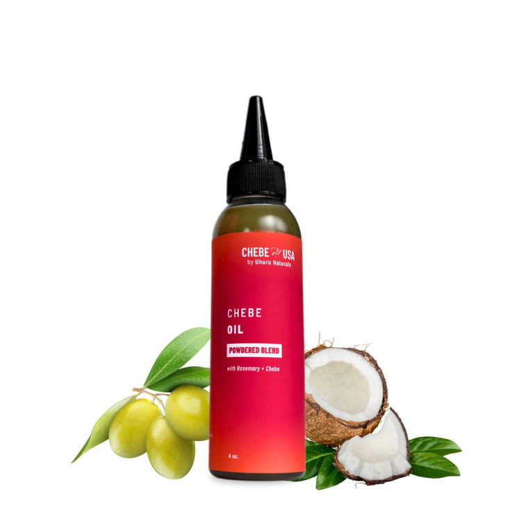 Original Chebe Oil Powdered Blend (4 oz) With Rosemary and Olive | Prevents Breakage, Retains Moisture, Nourishes Multi-Use Supports Length Retention