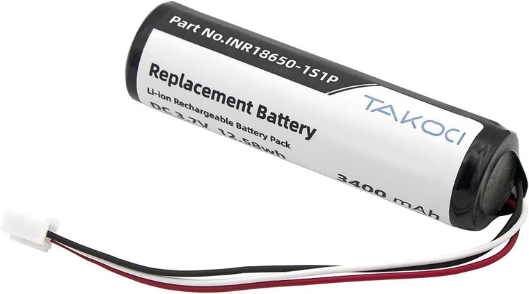 TAWUZUOR 3400mAh Replacement Battery Compatible with Theradome EVO LH40 LH80 PRO LH80 INR18650-1S1P 3.7V