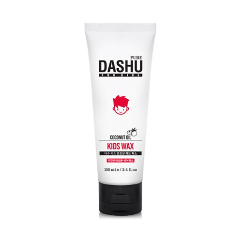 DASHU Kids Coconut Hair Wax 100ml  Strong Hold Styling Wax, Made with Coconut-Derived Ingredients, Natural Look, Made in Korea