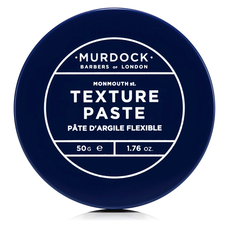 Murdock London Texture Paste  Soft Hold, Low Sheen Hair Paste for Men + Rough Textured Finish Without Grease  Lightweight Styling Cream for Short t