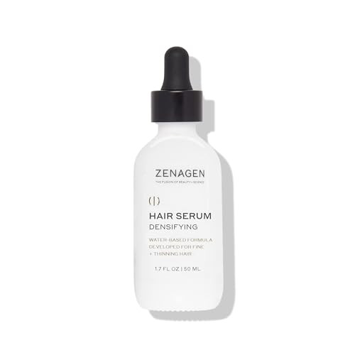 ZENAGEN Densifying Hair Serum for Fine + Thinning Hair | Boosts Hair Density, Strengthens & Nourishes Hair Follicles, Non-Greasy Water-Based Formula,