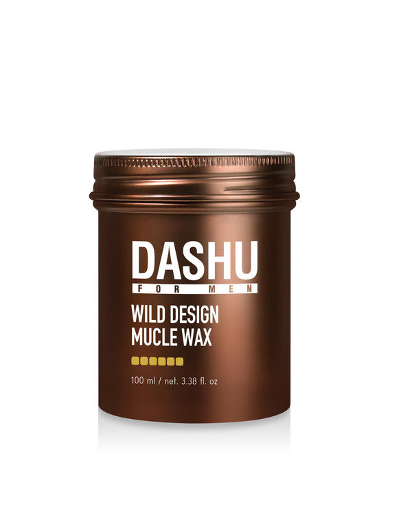 DASHU Wild Design Mucle Wax 3.5oz  Strong Hold Without Shine, Easy to Wash, Styling Wax