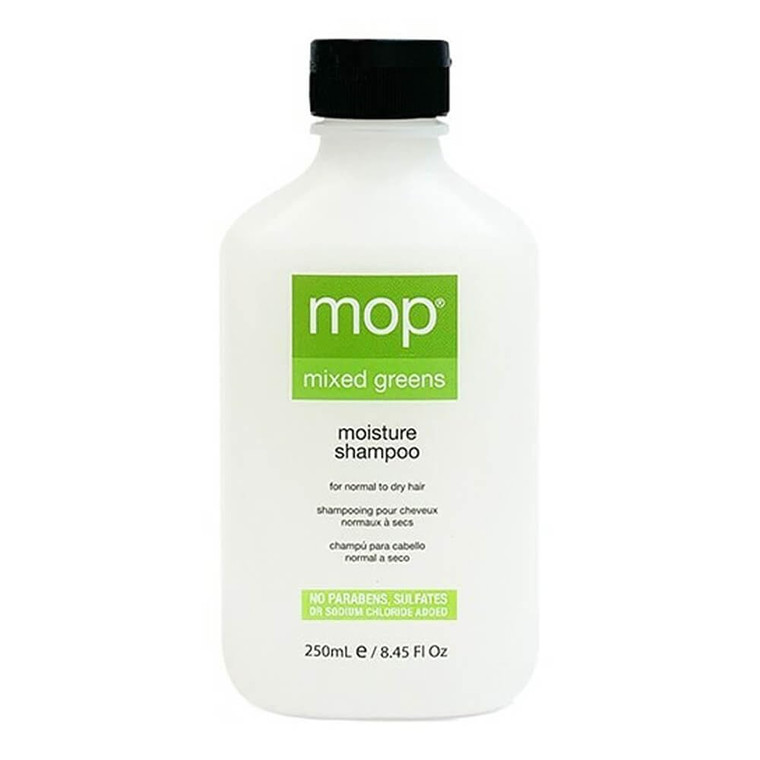 MOP - Mixed Greens Moisture Shampoo - Hydrates, Nourishes & Restores, Adds Softness - 8.45 fl oz