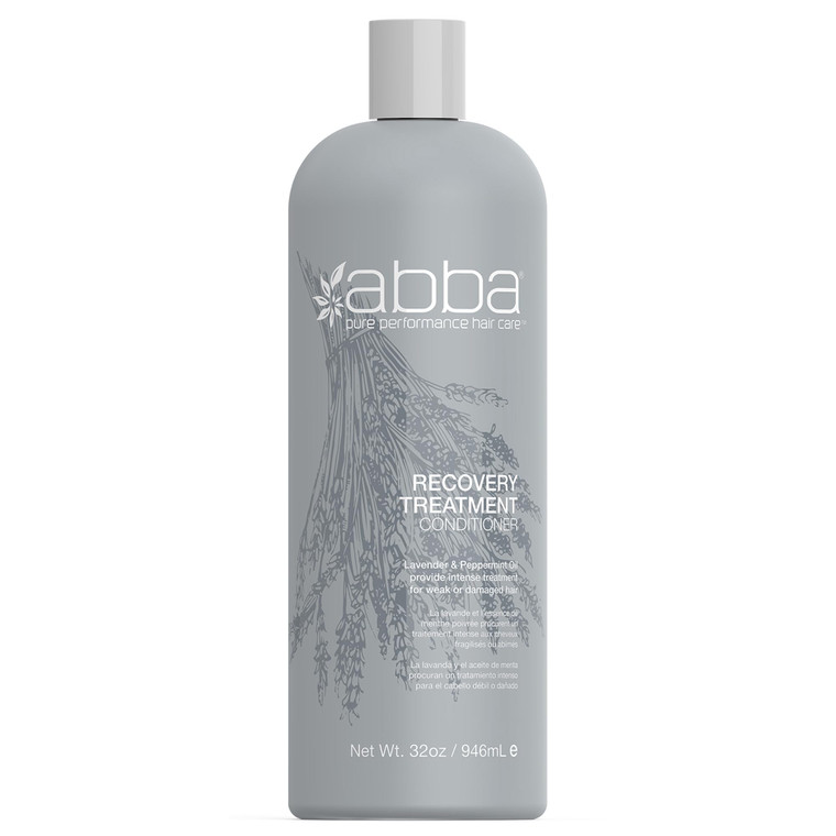 ABBA Recovery Treatment Conditioner, Lavender & Peppermint Oil, 32 Fl Oz (Pack of 1)