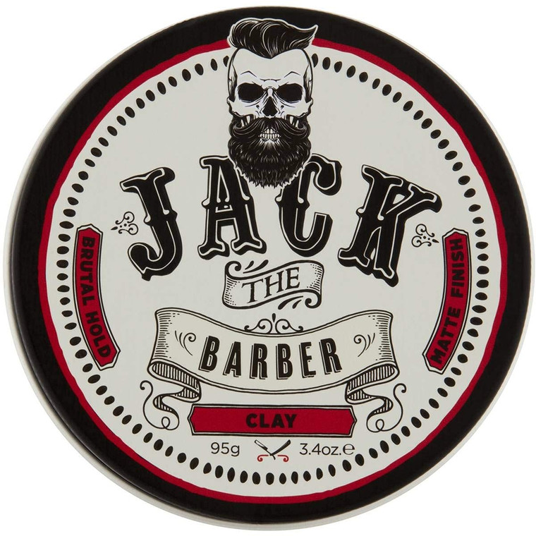 Jack The Barber - Clay 95g - Brutal Hold - Matte Finish - No Parabens