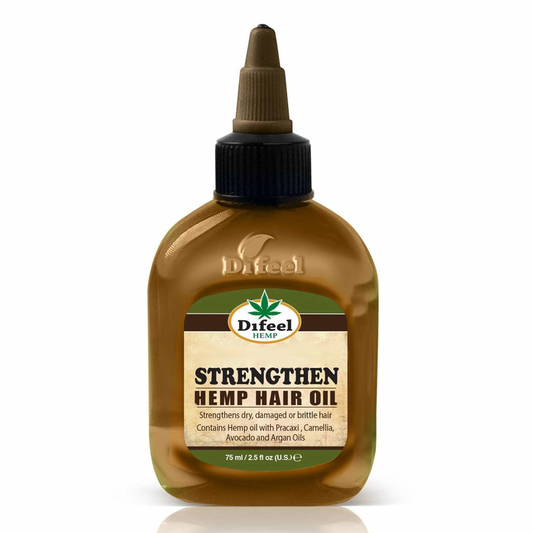 Difeel Hemp Hemp Hair Oil - Strengthen 2.5 ounce (Pack of 3)