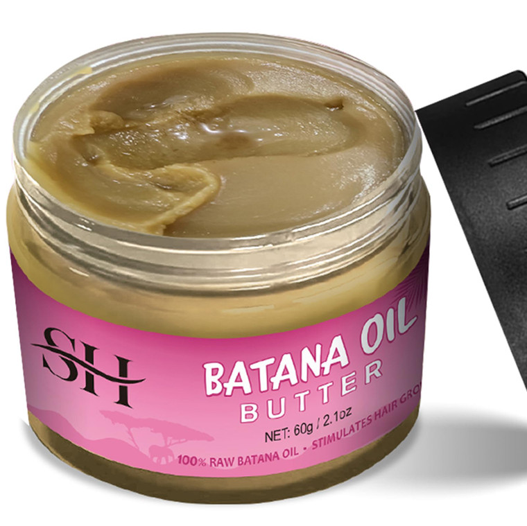 gowwim Batana Oil - Pure, Natural Hair Oil for Growth and Against Loss, Promotes Regrowth, 60g/2.1Oz