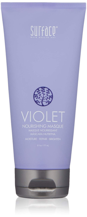 SURFACE Hair Pure Blonde Violet Nourishing Masque - Tones, Brightens & Protects Hair - 6 fl oz