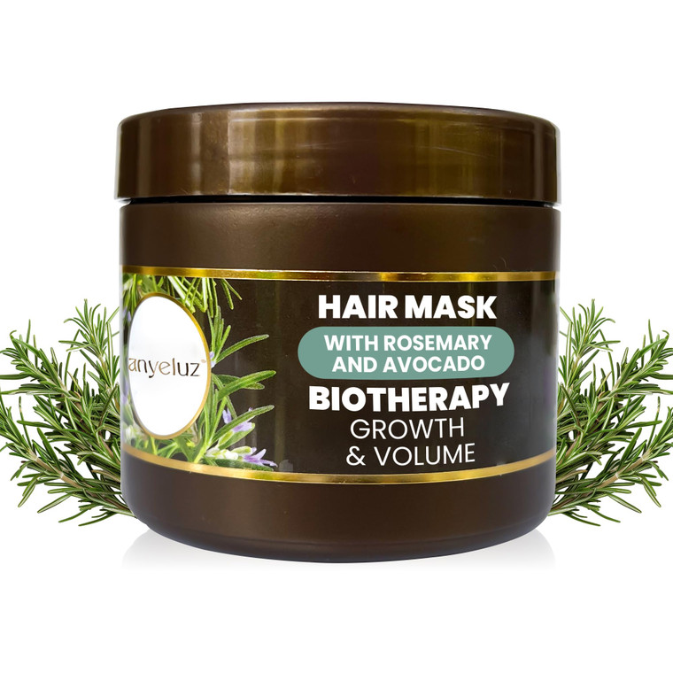 ANYELUZ Hair Mask  Rosemary and Avocado Extracts, Intensive Hydration and Strengthening, Damage Repair Boost