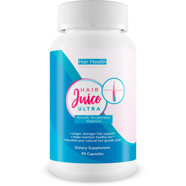 Hair Juice Ultra Growth Accelerator Vitamins - Longer Stronger Hair Support - Helps Maintain Healthy Hair - Nourishes Your Natural Hair Growth Cycle