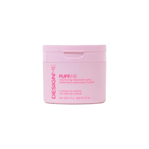 Design.Me PUFF.ME Volumizing Treatment Whip | Lightweight Hair Volumizer Mask with Hyaluronic Acid for Fine & Medium Hair | Adds Volume & Thickness |