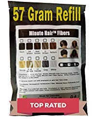 Hair Building Fibers , Hair Loss Concealer Black 57 Grams (2 oz) Minute Refill are compatible with all hair fiber applicator bottles