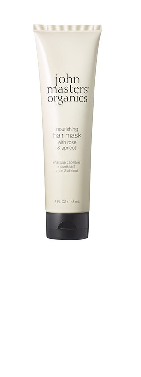 john masters organics  Nourishing Hair Mask | Rose and Apricot | Deep Conditioning Hair Mask | Scalp Treatment | Avocado | Silicone & Paraben Free |