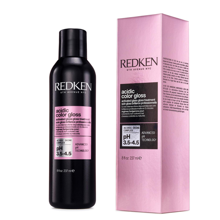 Redken Acidic Color Gloss Glass Gloss Treatment For Color-Treated Hair - Rinse Out Glossing Treatment, Intense Shine & Conditioning