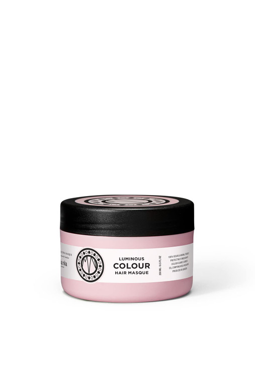 Maria Nila Luminous Colour, Hair Mask, 8.5 Fl Oz, Reduces Colour Loss from Washing, Pomegranate Counteracts Dehydration, 100% Vegan & Sulfate/Paraben
