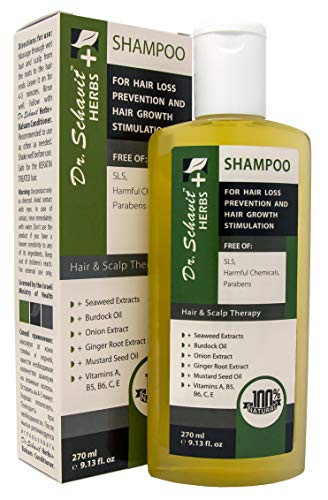 Dr. Schavit Herbs+ Herbal Shampoo for Hair Loss Prevention and Hair Growth Stimulation 9.13 fl.oz