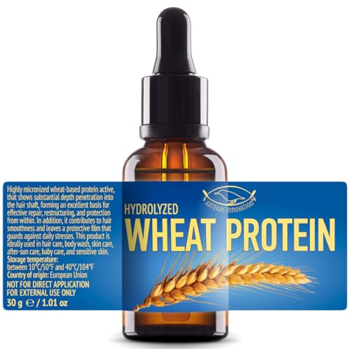 Artekas Innovation - HYDROLYZED WHEAT PROTEIN - Liquid - for Homemade Hair, Skin, Body Wash, Shampoos, Conditioners - 1.00 Oz