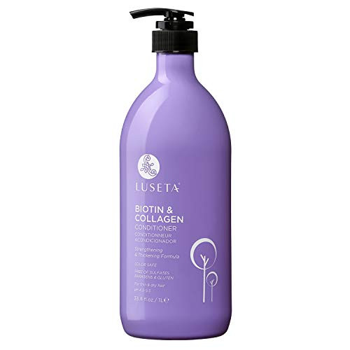 Luseta Biotin & Collagen Conditioner Thickening for Hair Loss & Fast Hair Growth - Infused with Argan Oil to Repair Damaged Dry Hair - Sulfate Free P