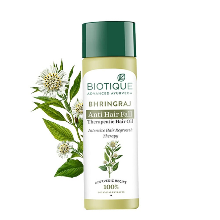 Biotique Bio Bhringraj Hair Oil For Falling Hair, 200 ml/6.76Fl.Oz.
