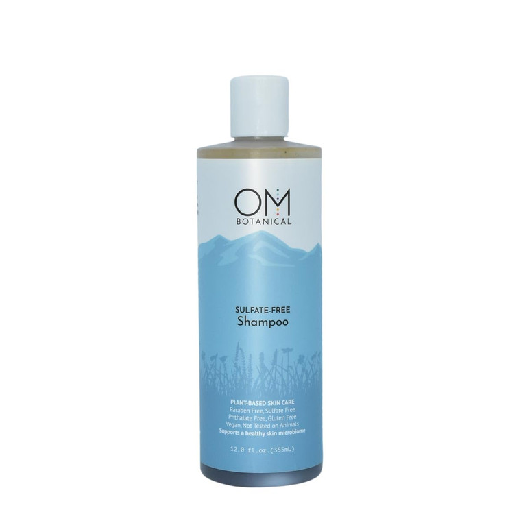 OM Botanical Best Sulfate-Free Organic Shampoo  Ayurvedic Soapnut, Shikakai, Fenugreek & Neem | Prevent Hair Loss, Color Safe Natural Vegan Hair Cle