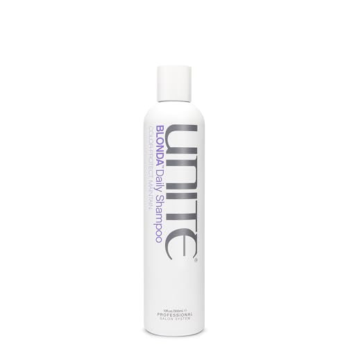 UNITE Hair - BLONDA Daily Shampoo - Sulfate-Free Daily Shampoo for Blonde, Gray, and Highlighted Hair - Hydrates, Protects, and Adds Shine - 10 Fl Oz