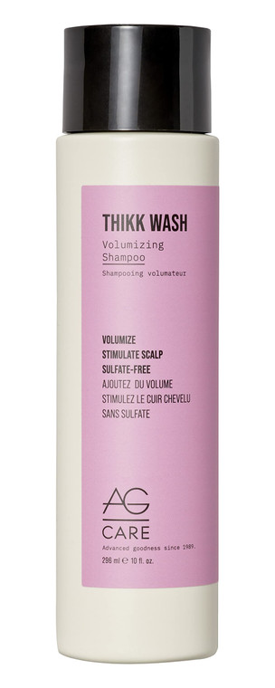 AG Hair Thikk Wash Volumizing Shampoo - Cleanse Scalp and Add Volume - Exclusive Regenerative Complex, 10 Fl Oz