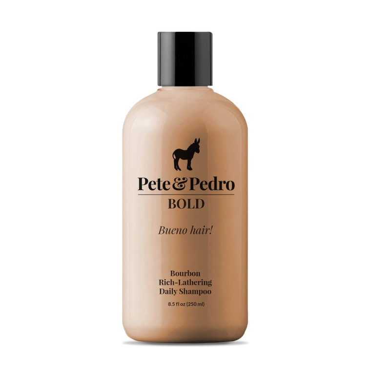 Pete & Pedro BOLD - Bourbon Scented Daily Haircare Shampoo | Bourbon-Scented Uber-Rich Daily Hair Shampoo For Men And All Hair Types | As Seen on Sha