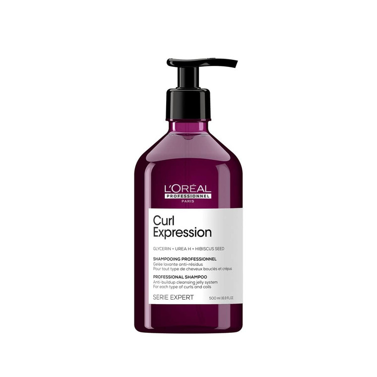 L'Oréal Professionnel Paris Curl Expression Anti Buildup Shampoo - Gently Cleanses & Eliminates Buildup For Curly and Coily Hair Types, Sulfate, Para