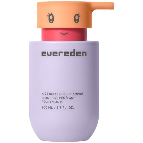 Evereden Kids Shampoo | Detangling Shampoo for Girls with Curly or Straight Hair | Clean, Non-Toxic, and Gentle Haircare | Sulfate-Free, Hypoallergen