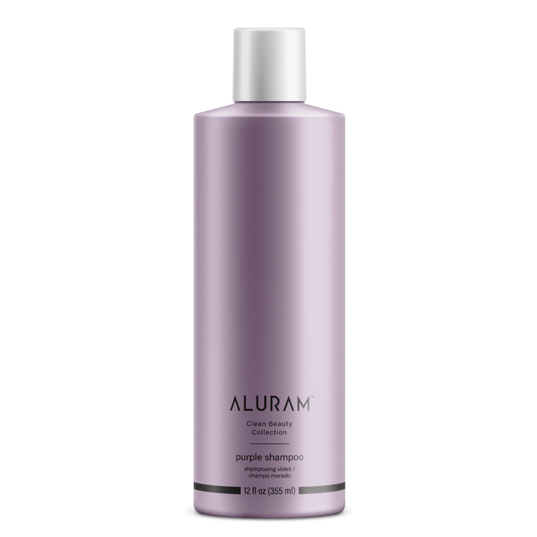 ALURAM Coconut Water Purple Shampoo for Women, Boosts Brightness, Banishes Brass, for All Hair Types, 12 Fl Oz
