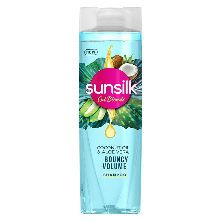 sunsilk Coconut Oil & Aloe Vera - Bouncy Volume - Hair Shampoo, 195 ml / 6.5 fl.oz