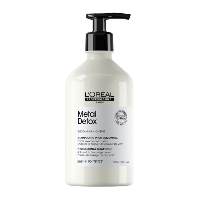 L'Oréal Professionnel Paris Metal Detox Shampoo - Sulfate-Free Anti-Breakage Shampoo For Damaged Hair, Detoxifies, Prevents Damage & Prolongs Hair Co