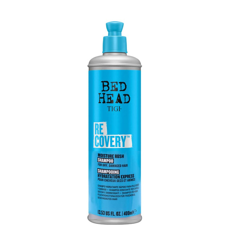 Bed Head by TIGI Recovery Moisturizing Shampoo - Intense Care and Repair for Dry, Damaged Hair, 13.43 fl oz