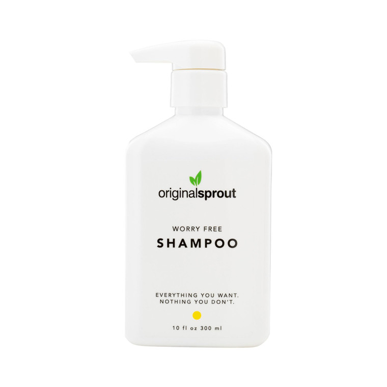 Original Sprout Worry Free Shampoo, Gentle Hydrating Hair Shampoo for All Hair Types, Gently Cleanses, Improves Texture & Volume, Vegan & Cruelty-Fre