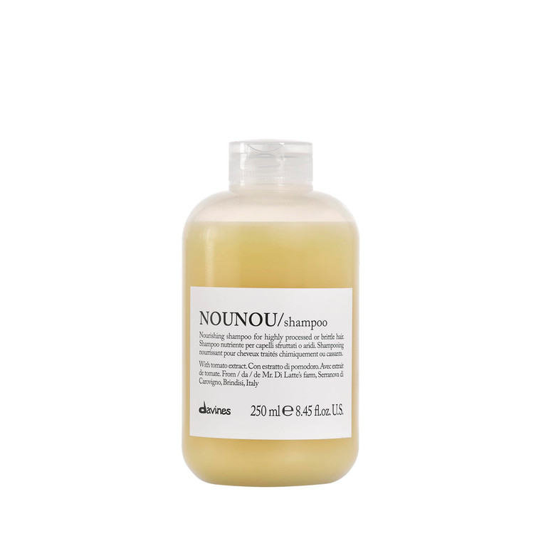 Davines NOUNOU Shampoo, Hydrating Gentle Cleansing Action for Highly-Processed, Chemically Treated, Dry, Damaged or Brittle Hair - Deep Nourishment R