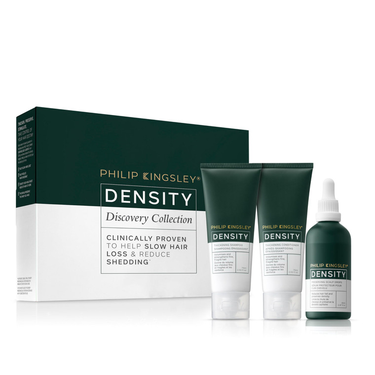 Philip Kingsley Hair Thickening Collection - Shampoo, Conditioner, and Scalp Serum for Fine, Fragile, and Thinning Hair - Volumizing and Strengthenin
