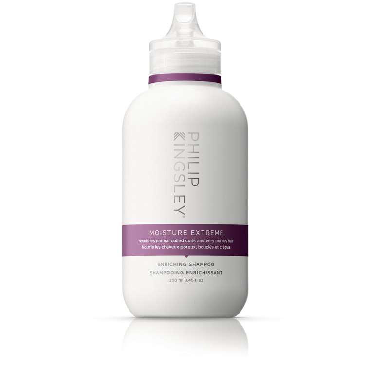 PHILIP KINGSLEY | Moisture Extreme Enriching Shampoo | For Curly, Dry, Damaged Hair | Moisturizes, Hydrates and Adds Shine| Detangles and Controls Fr