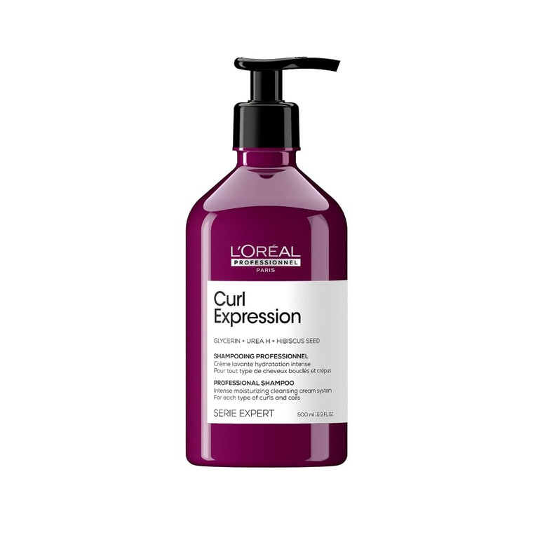 L'Oréal Professionnel Paris Curl Expression Moisturizing Shampoo - Hydrates & Detangles For Curly & Coily Hair Types, Sulfate & Paraben-Free