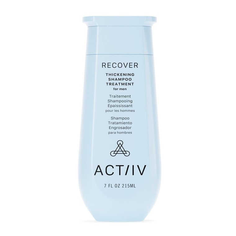 ACTIIV Recover Thickening Shampoo Treatment For Men | Supports the Appearance of Fuller, Healthier-Looking Hair, Supports Scalp Health, Plant-Based,