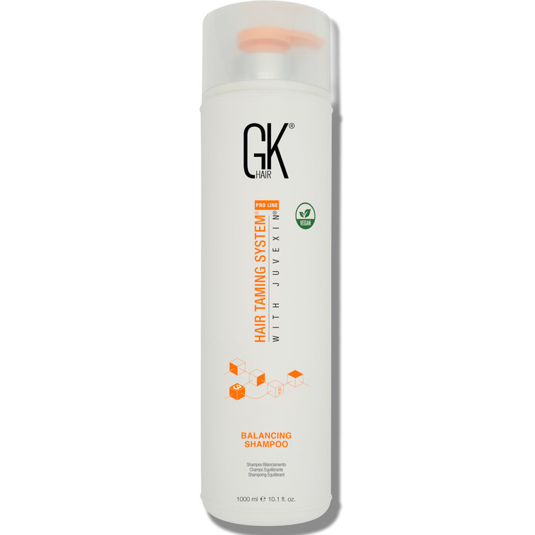 GK HAIR Balancing Shampoo Repairs Dry Damage For Oily Flaky Itchy Scalp Thinning Removes Impurities Deep Cleansing Natural Moisture Keratin Treatment