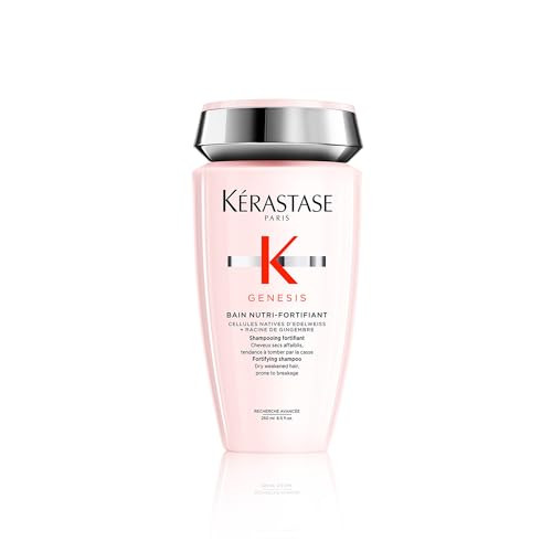 Kerastase Genesis Strengthening Nutri-Fortifiant Shampoo - Hair Repair For Weak or Damaged Hair, Detangles & Hydrates, For Normal to Dry Hair