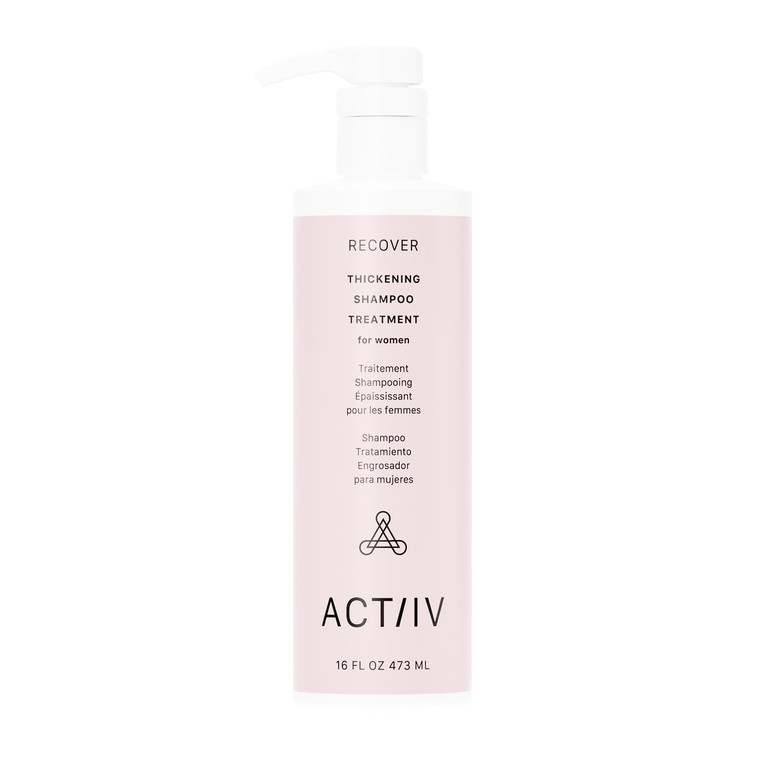 ACTIIV Recover Thickening Shampoo Treatment For Women | Supports the Appearance of Fuller, Healthier-Looking Hair, Supports Scalp Health, Plant-Based