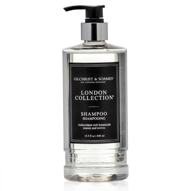 Gilchrist & Soames London Collection Shampoo  Pure, Sulfate Free, Paraben Free, Cruelty Free Formula for All Hair Types, Gentle Clarifying & Moistur