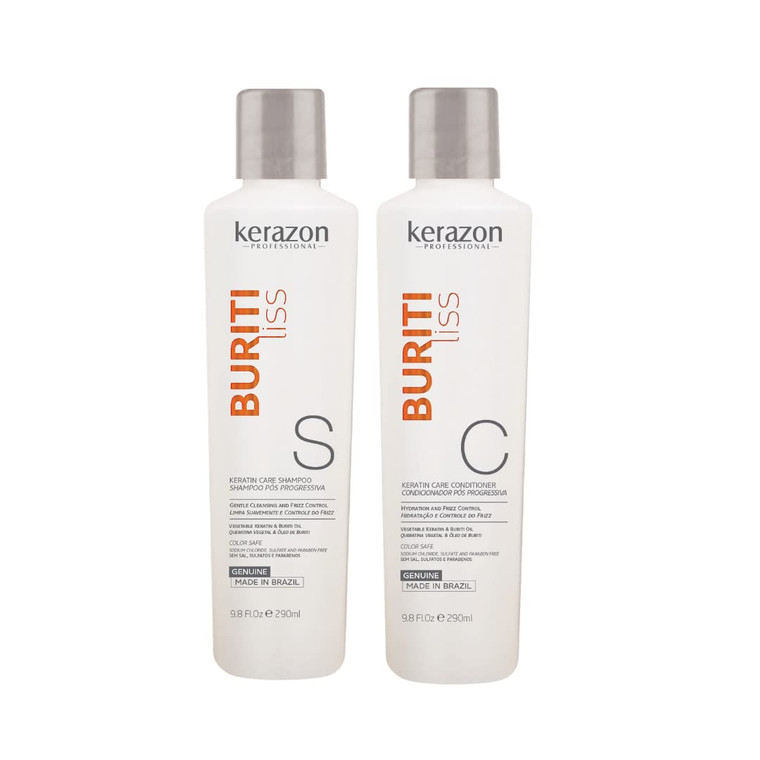 Sulfate Free Anti Frizz Color Safe Keratin Care Shampoo & Conditioner DUAL pack. Imported.