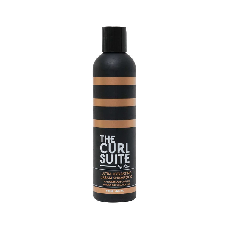 The Curl Suite 8 Oz Hydrating Shampoo for Curly Hair, Infused with Special Extracts & Proteins, Sulfate-Free, Color Safe, Anti-Frizz