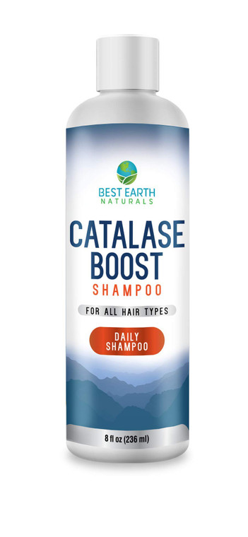 Best Earth Naturals Catalase Formula Shampoo to Support Hair Vitality and Hair Health for Women and Men - 8 fl. oz